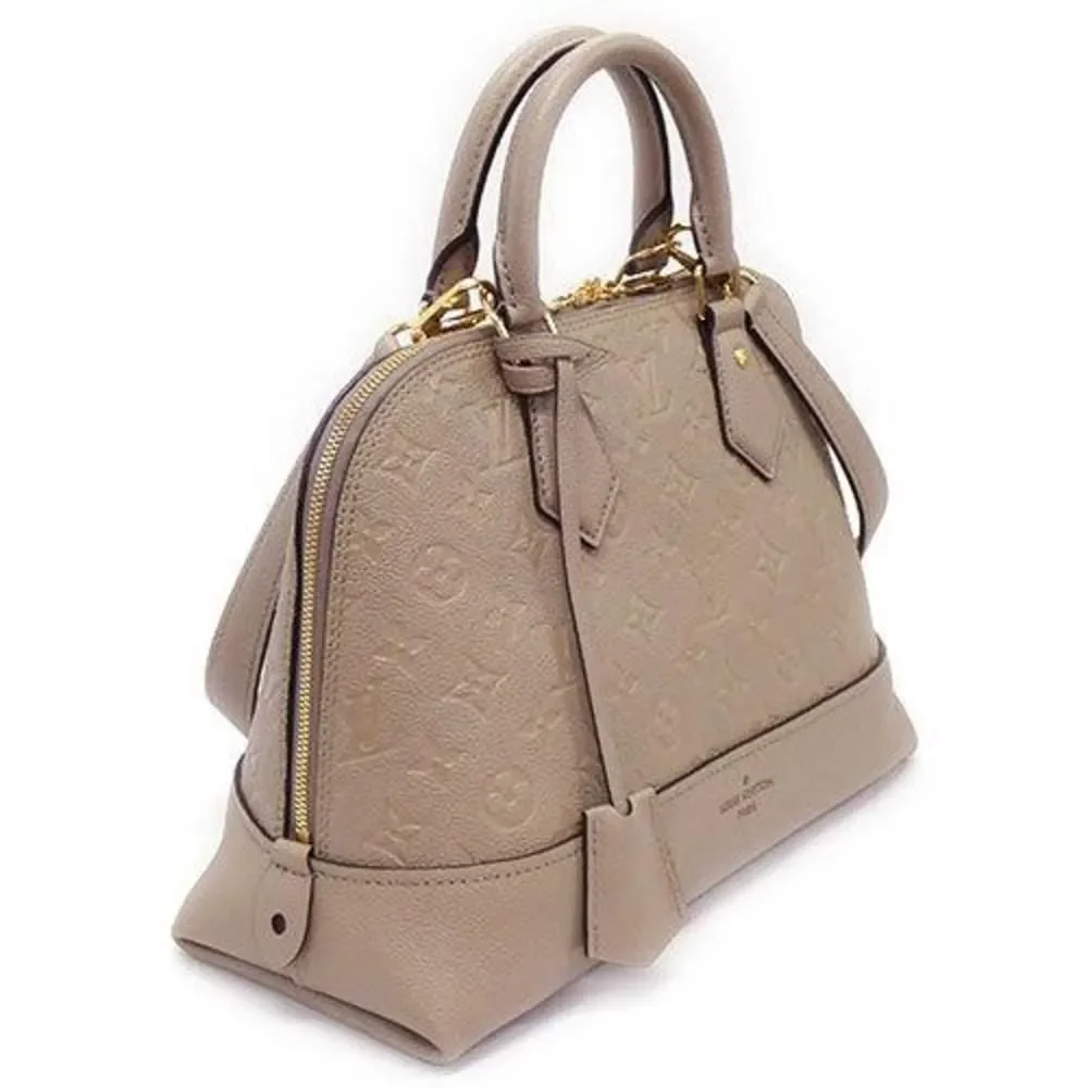 Louis Vuitton Monogram Implant Neo Alma PM Shoulder Bag Beige